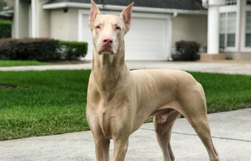 White Doberman